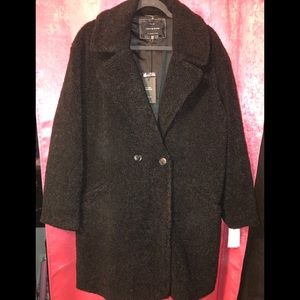 Lucky brand plus size teddy coat size 1x NWT